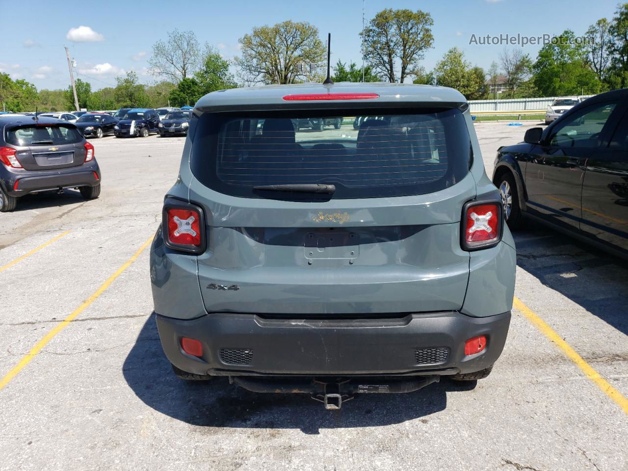 2018 Jeep Renegade Sport Gray vin: ZACCJBAH7JPH36181