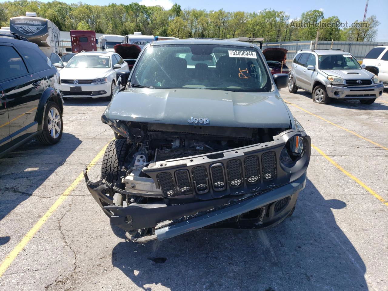 2018 Jeep Renegade Sport Gray vin: ZACCJBAH7JPH36181