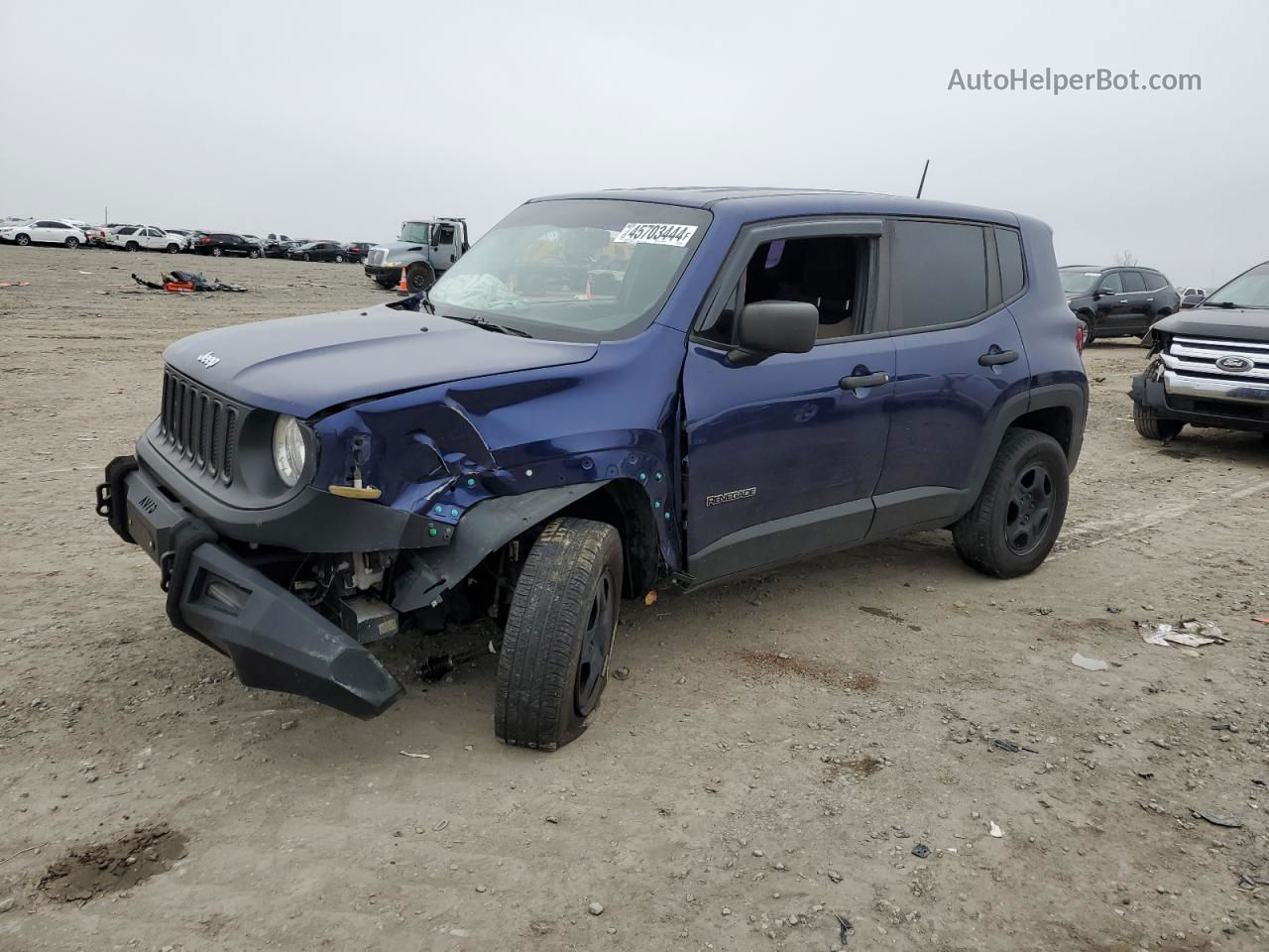 2017 Jeep Renegade Sport Blue vin: ZACCJBAH9HPG36366