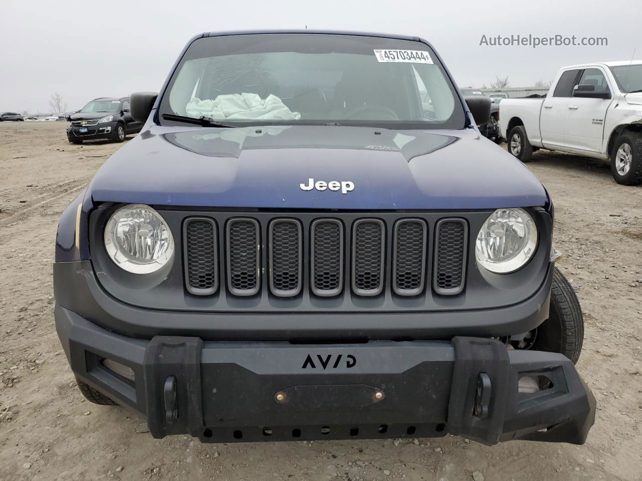 2017 Jeep Renegade Sport Blue vin: ZACCJBAH9HPG36366