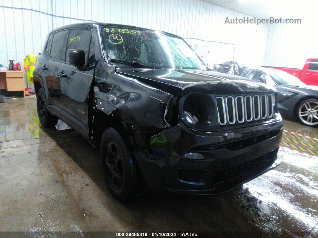 2015 Jeep Renegade Sport Black vin: ZACCJBAT0FPB52823