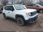 2015 Jeep Renegade Sport White vin: ZACCJBAT0FPB62910