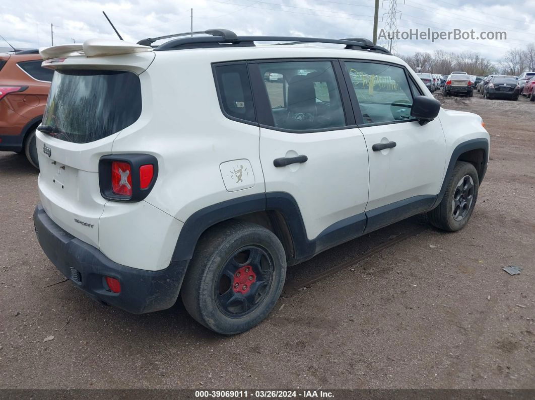 2015 Jeep Renegade Sport Белый vin: ZACCJBAT0FPB62910