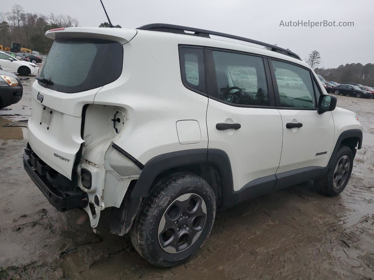 2015 Jeep Renegade Sport White vin: ZACCJBAT5FPC46379