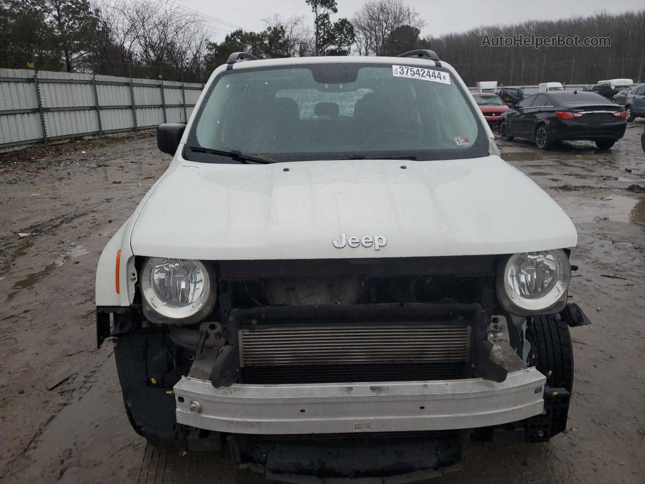 2015 Jeep Renegade Sport White vin: ZACCJBAT5FPC46379