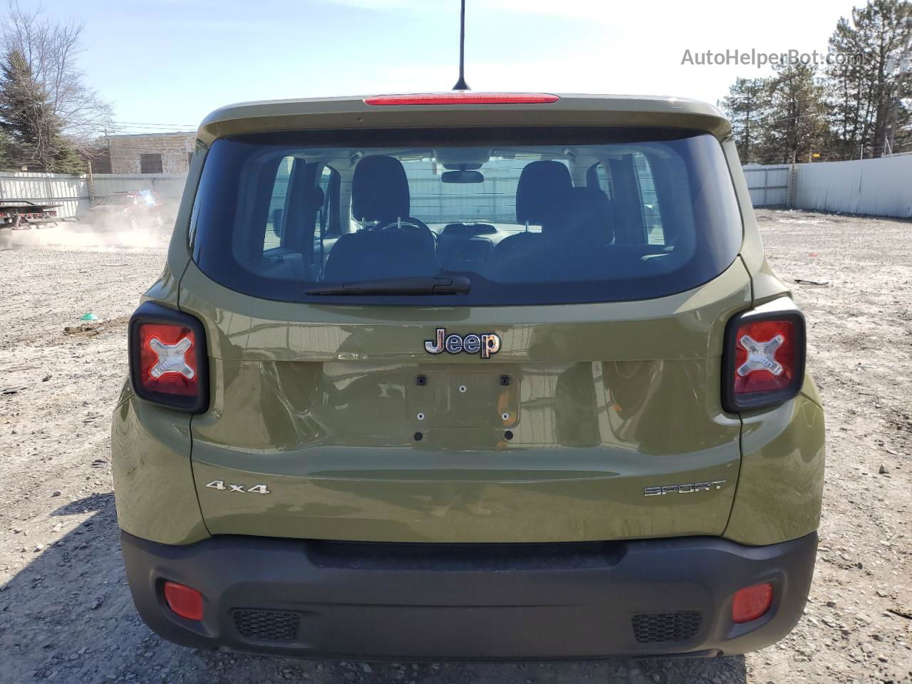 2015 Jeep Renegade Sport Зеленый vin: ZACCJBAT6FPB77895