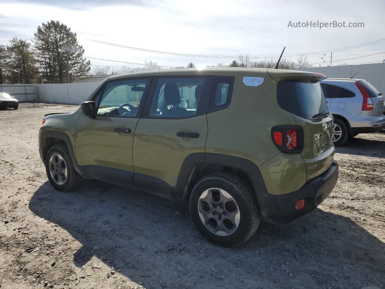 2015 Jeep Renegade Sport Зеленый vin: ZACCJBAT6FPB77895