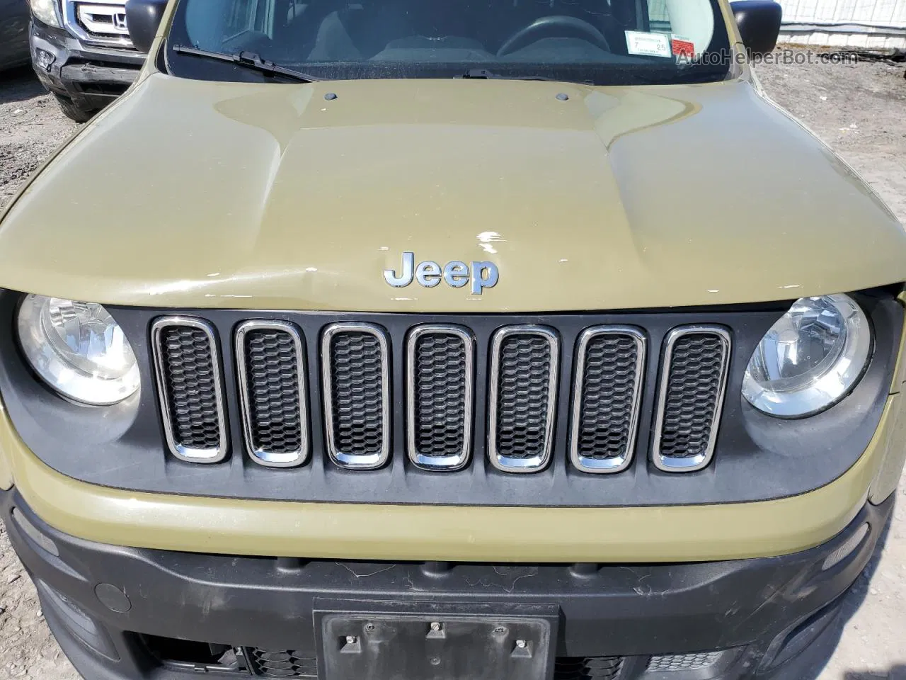 2015 Jeep Renegade Sport Зеленый vin: ZACCJBAT6FPB77895