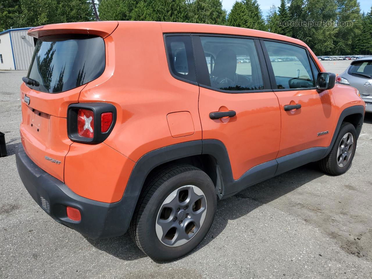 2015 Jeep Renegade Sport Orange vin: ZACCJBAT6FPC28960