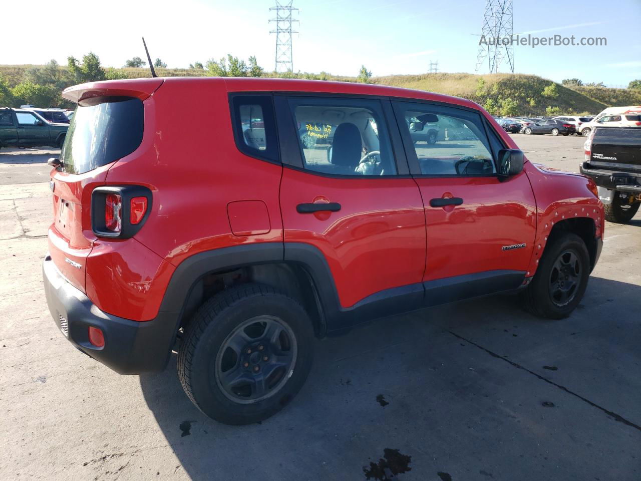 2015 Jeep Renegade Sport Red vin: ZACCJBAT7FPB33971