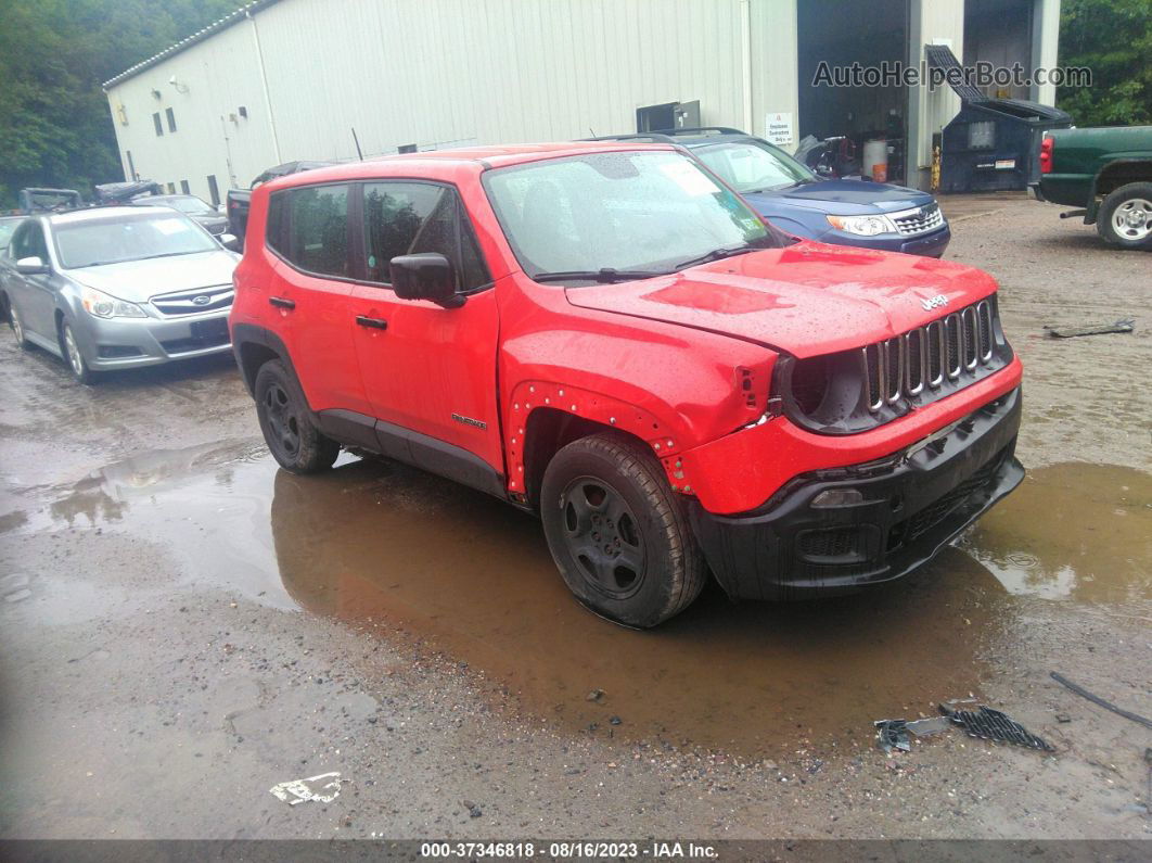 2015 Jeep Renegade Sport Red vin: ZACCJBAT8FPC20343