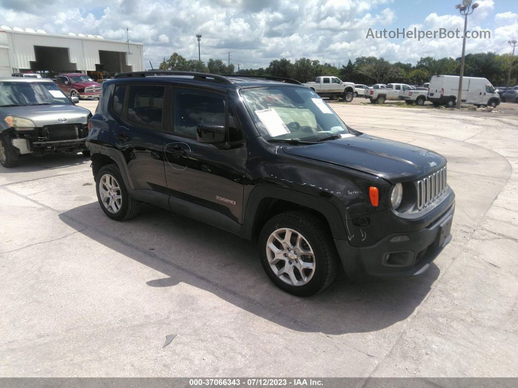 2017 Jeep Renegade Latitude Black vin: ZACCJBBB0HPE87257