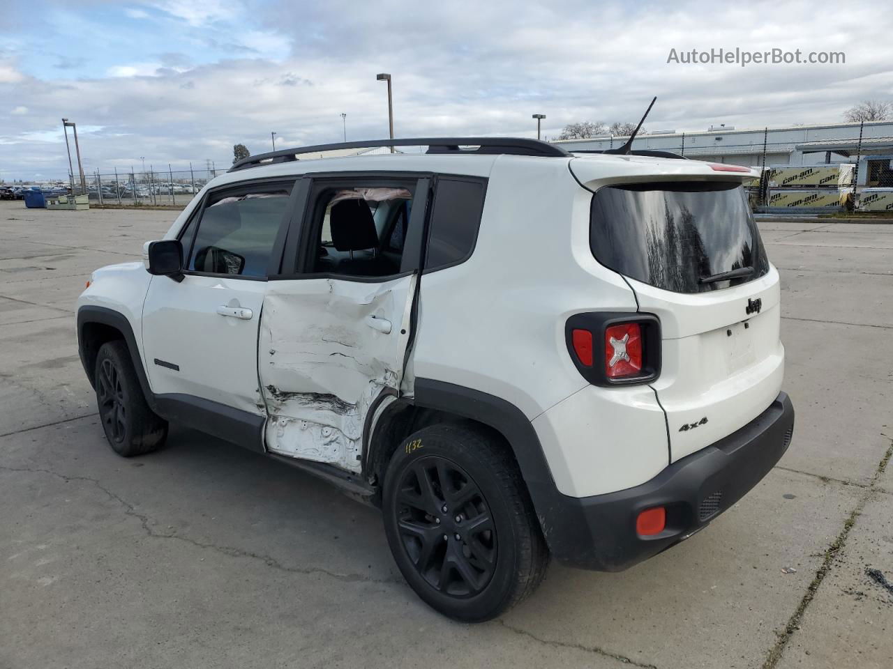 2017 Jeep Renegade Latitude White vin: ZACCJBBB0HPF39809