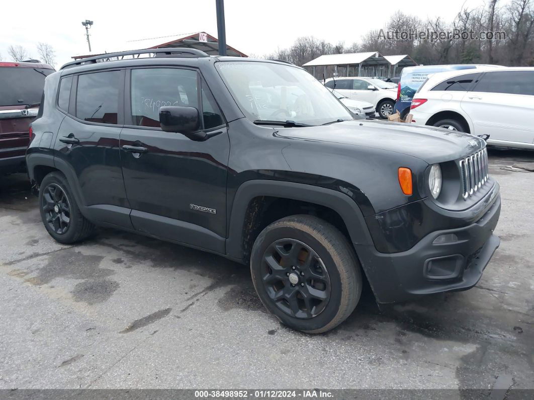 2017 Jeep Renegade Latitude 4x4 Black vin: ZACCJBBB0HPF68842