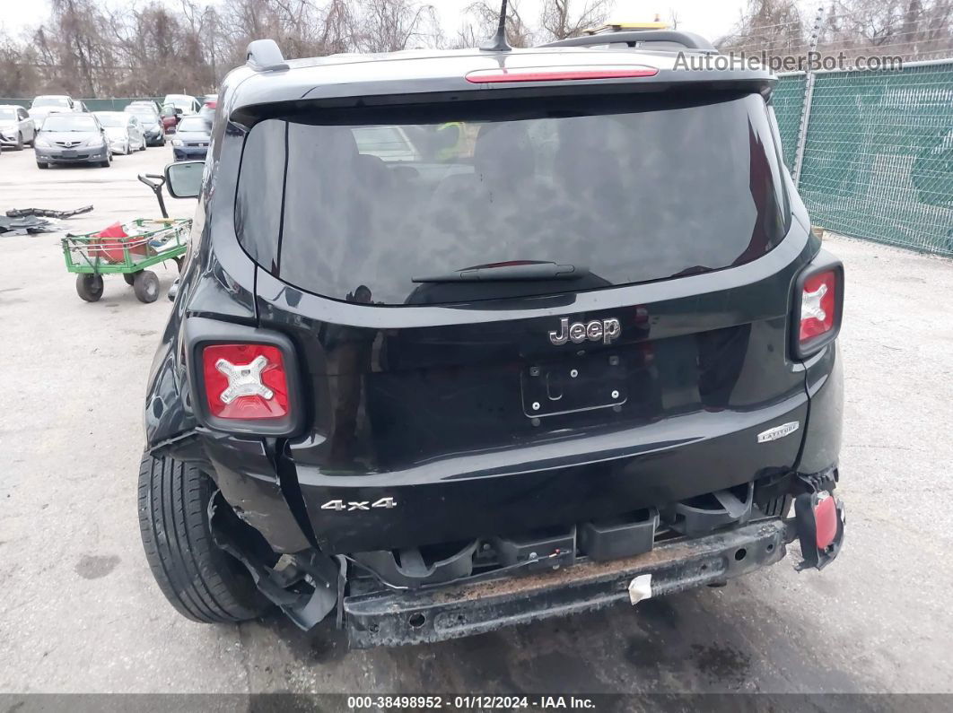 2017 Jeep Renegade Latitude 4x4 Black vin: ZACCJBBB0HPF68842