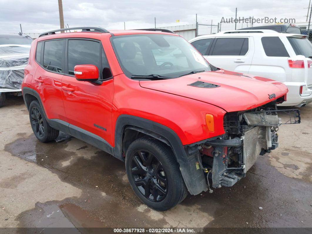 2017 Jeep Renegade Altitude 4x4 Red vin: ZACCJBBB0HPG40459