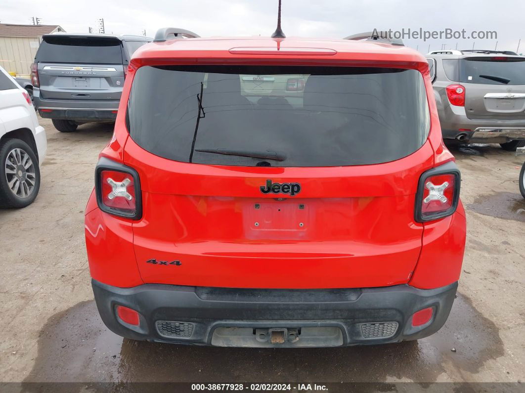 2017 Jeep Renegade Altitude 4x4 Red vin: ZACCJBBB0HPG40459