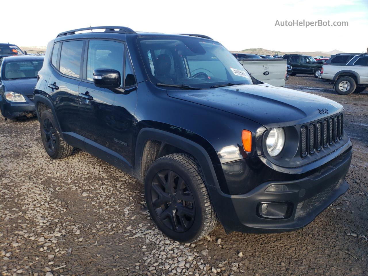 2017 Jeep Renegade Latitude Black vin: ZACCJBBB0HPG63191