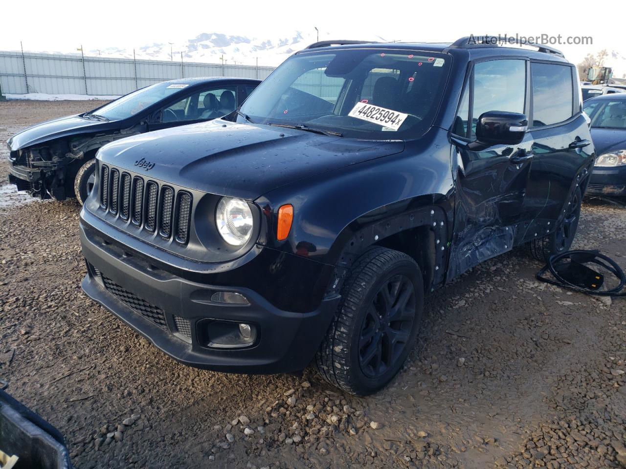 2017 Jeep Renegade Latitude Black vin: ZACCJBBB0HPG63191