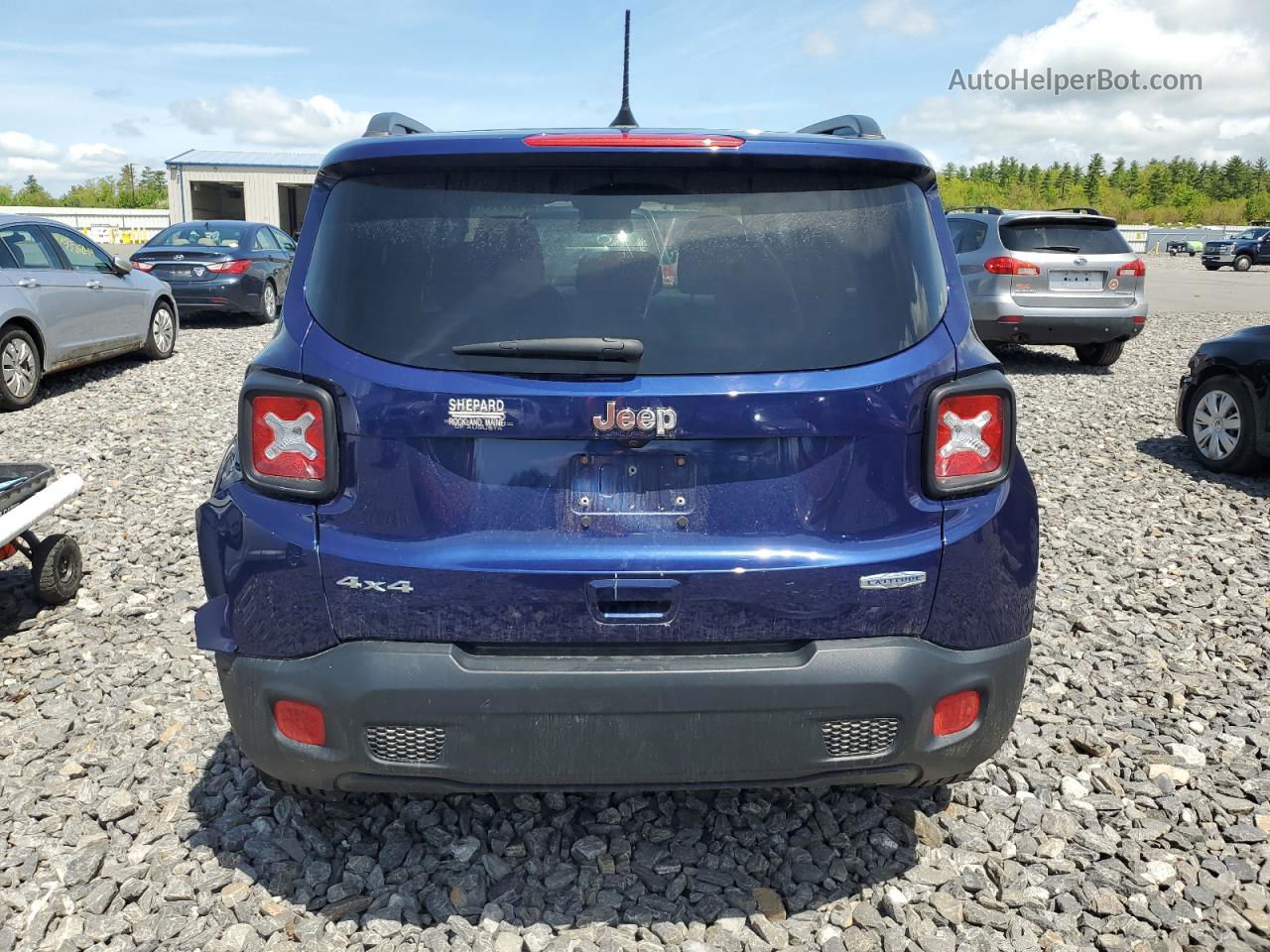 2018 Jeep Renegade Latitude Blue vin: ZACCJBBB0JPH17479