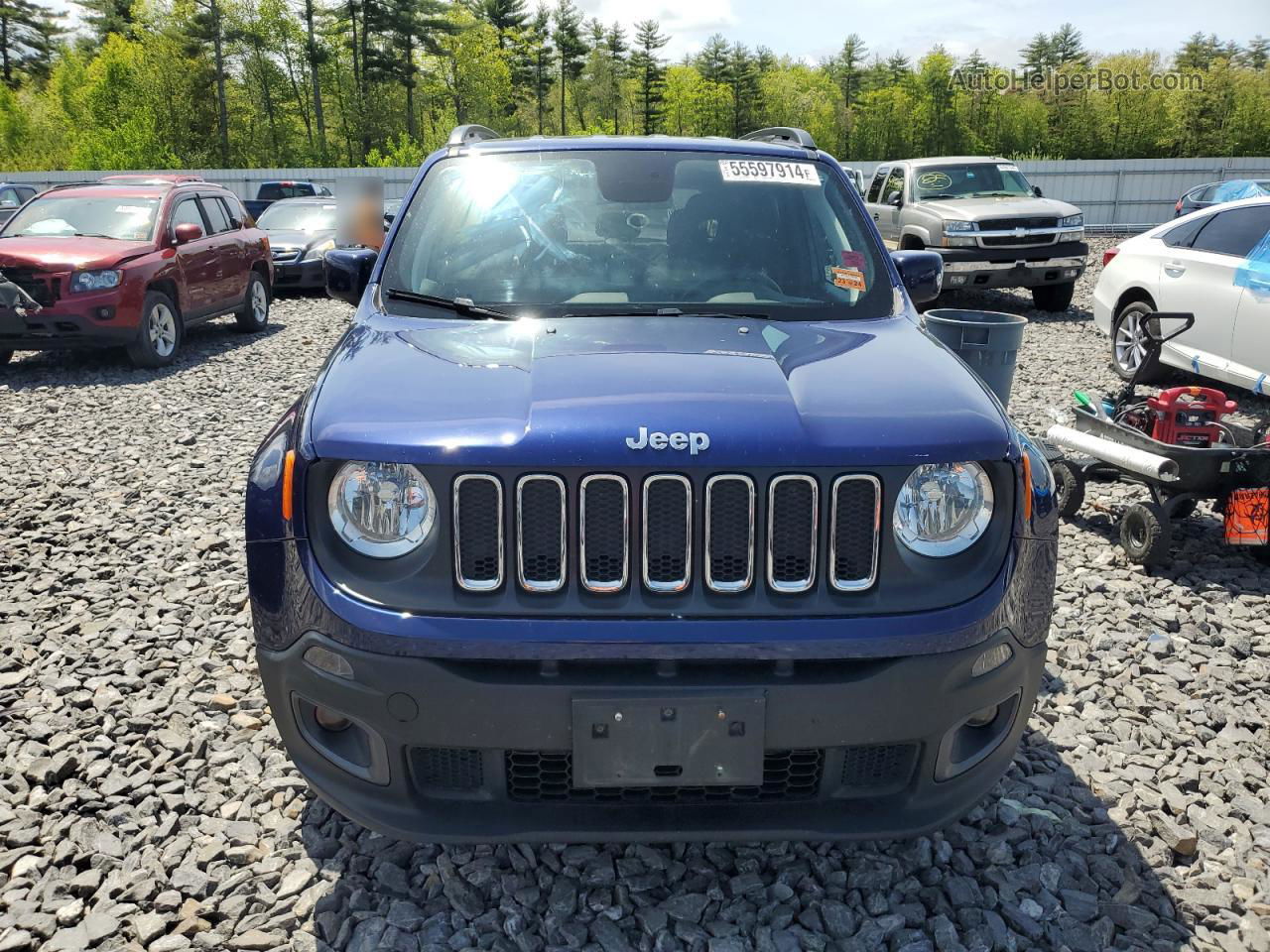 2018 Jeep Renegade Latitude Blue vin: ZACCJBBB0JPH17479