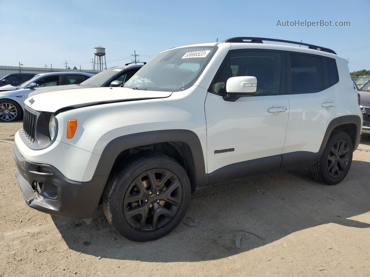 2018 Jeep Renegade Latitude White vin: ZACCJBBB0JPH37456