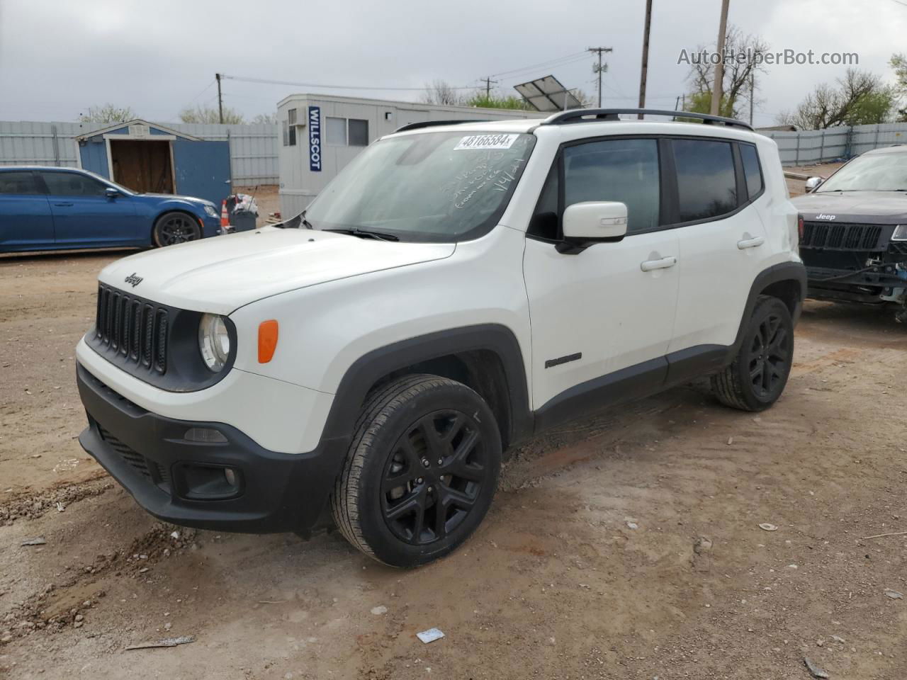 2018 Jeep Renegade Latitude White vin: ZACCJBBB0JPH70215