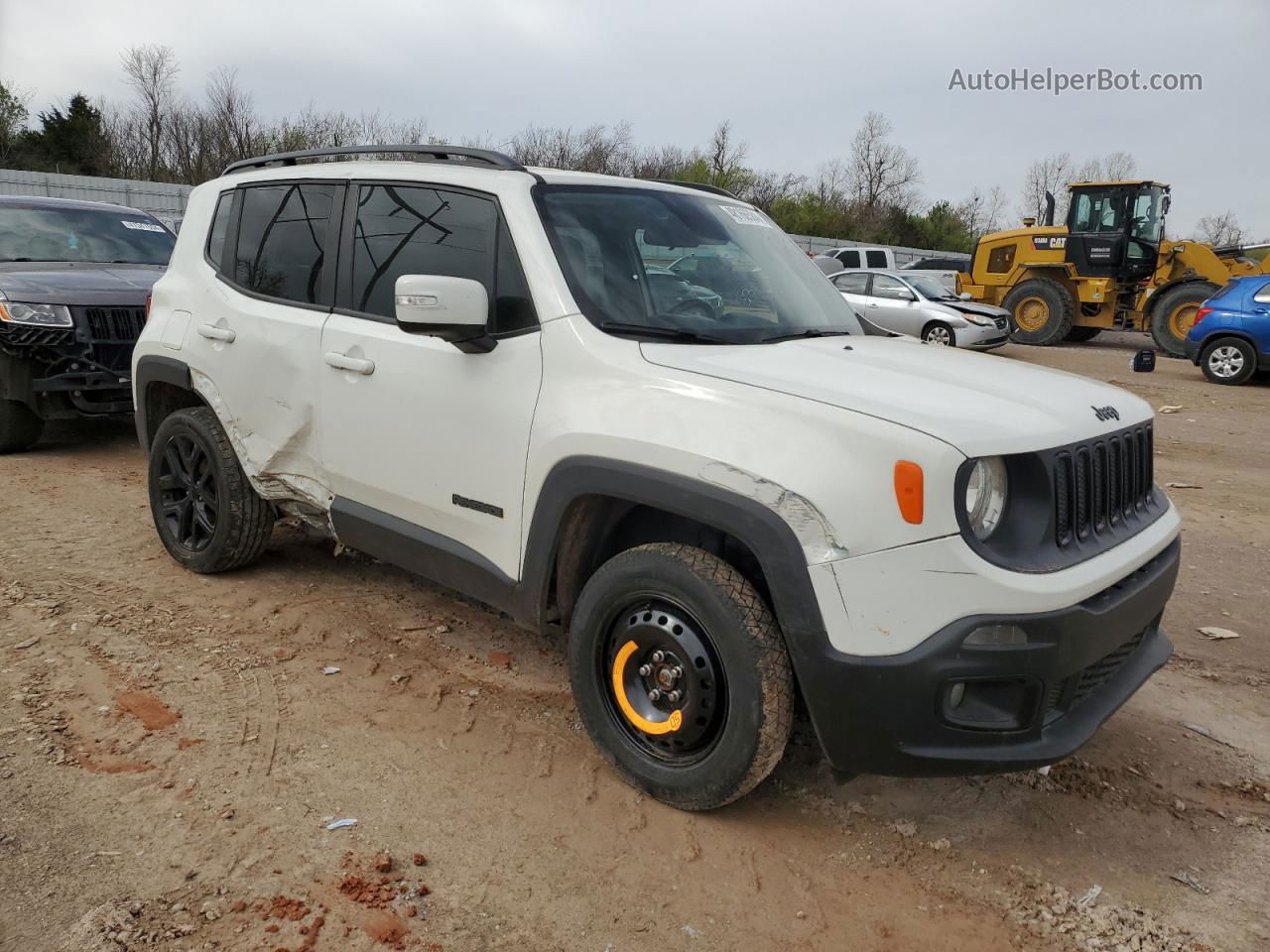 2018 Jeep Renegade Latitude White vin: ZACCJBBB0JPH70215