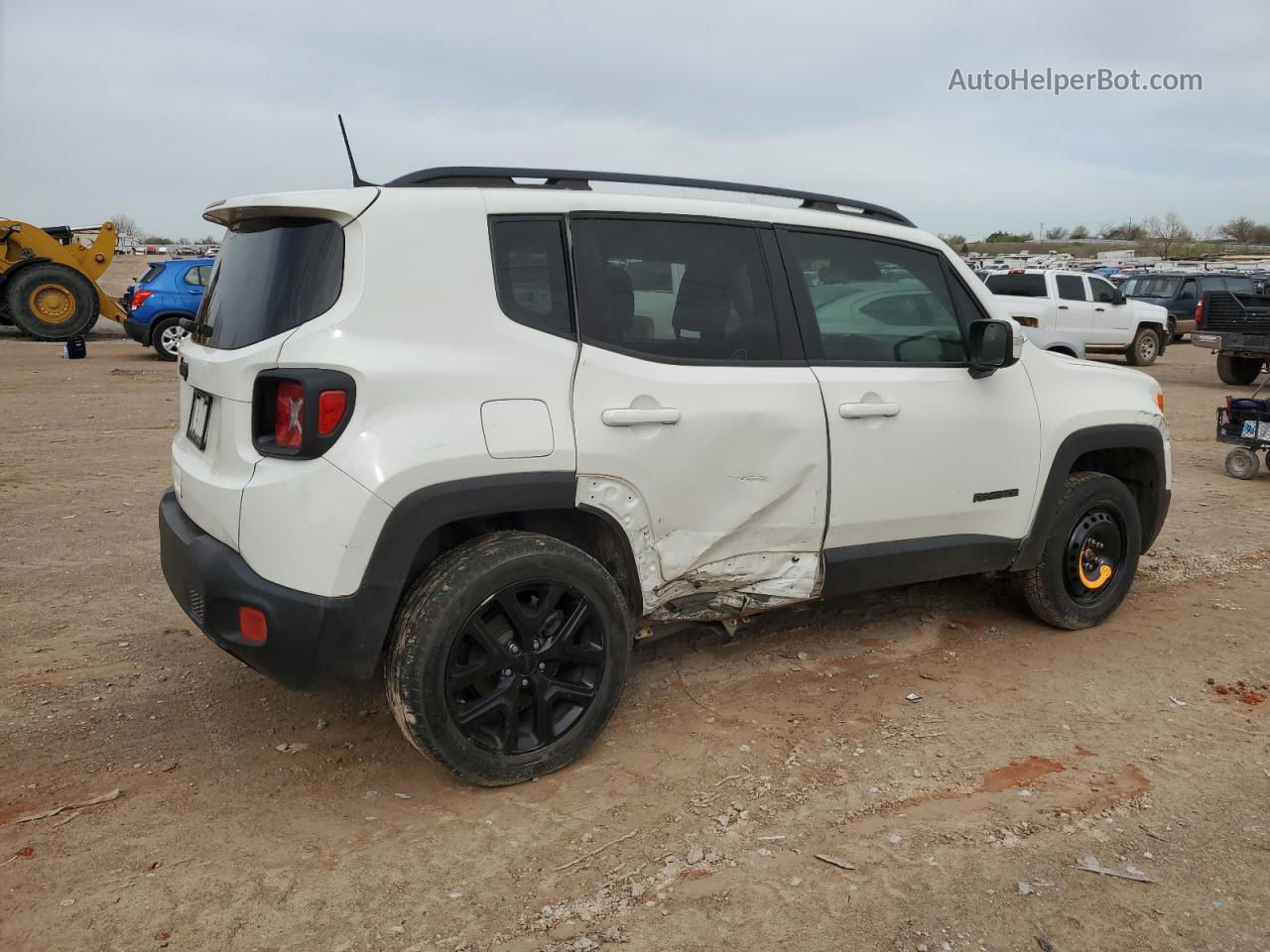 2018 Jeep Renegade Latitude White vin: ZACCJBBB0JPH70215