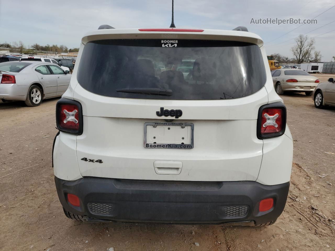 2018 Jeep Renegade Latitude White vin: ZACCJBBB0JPH70215