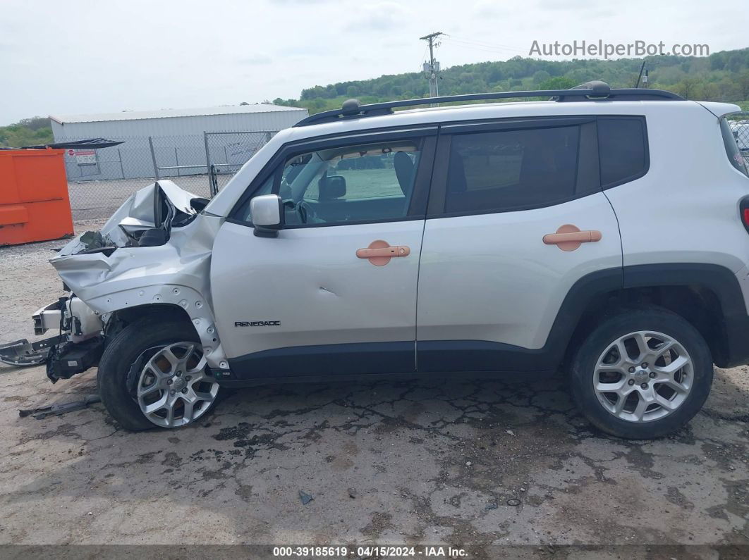 2018 Jeep Renegade Latitude 4x4 Silver vin: ZACCJBBB0JPJ13010