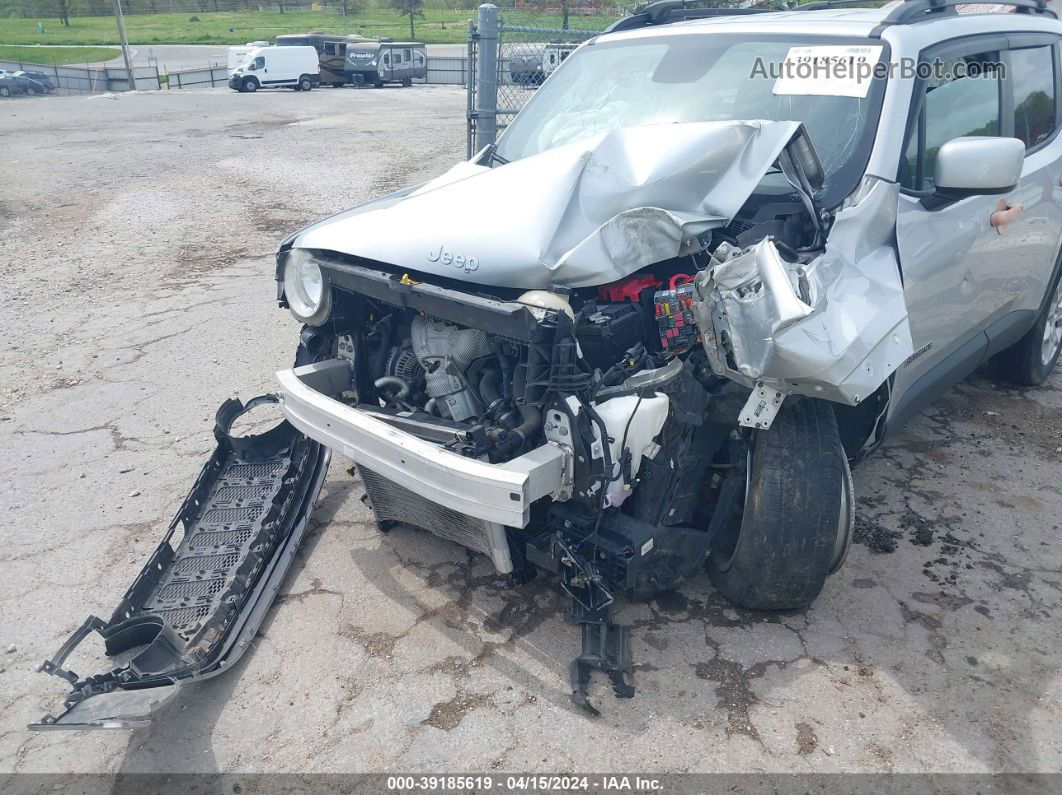 2018 Jeep Renegade Latitude 4x4 Silver vin: ZACCJBBB0JPJ13010