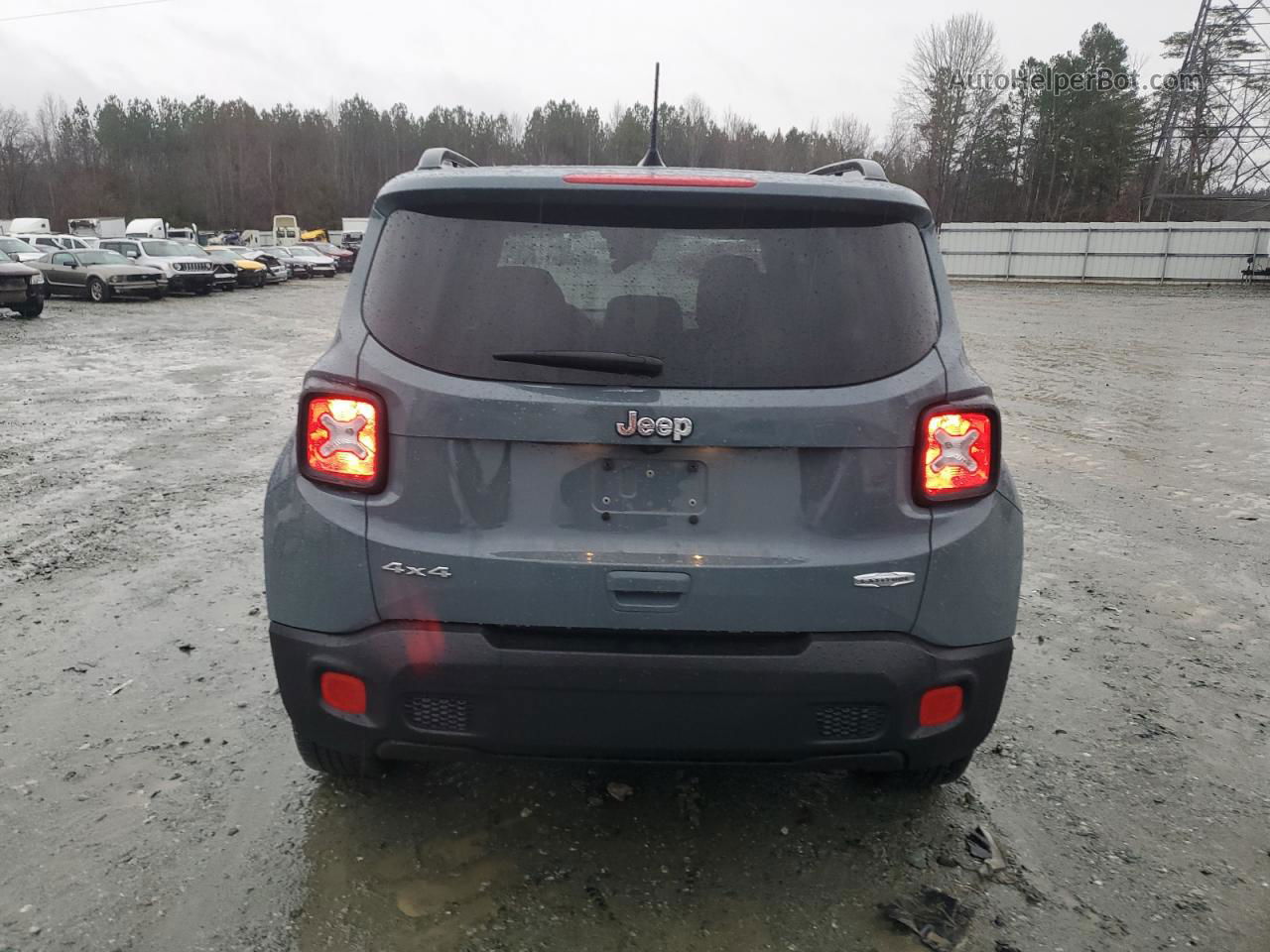 2018 Jeep Renegade Latitude Gray vin: ZACCJBBB0JPJ30499