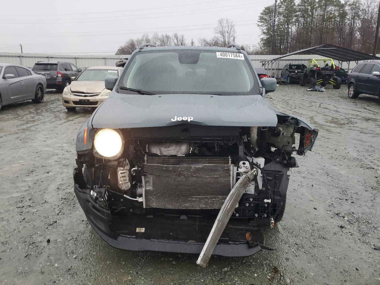 2018 Jeep Renegade Latitude Серый vin: ZACCJBBB0JPJ30499