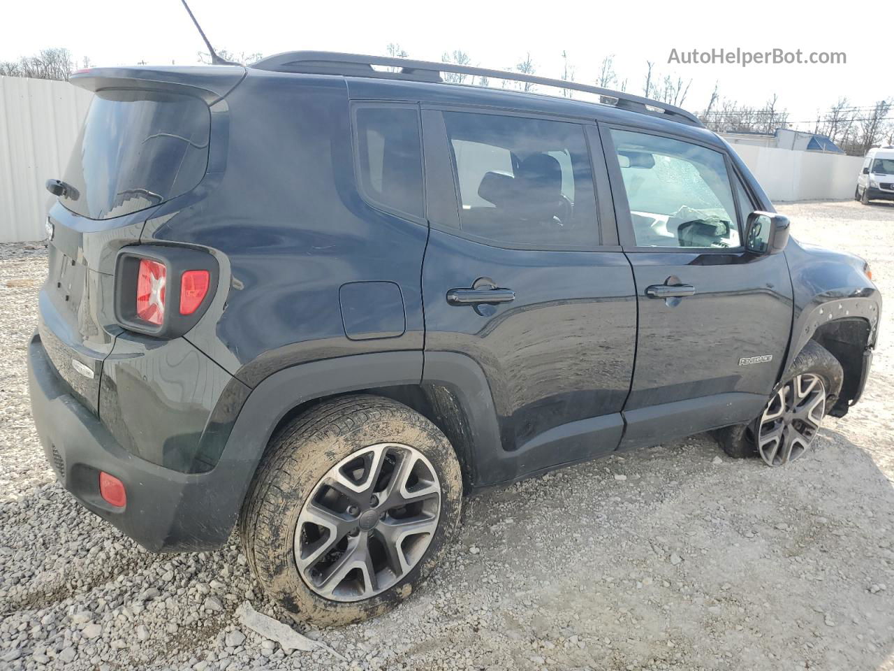 2017 Jeep Renegade Latitude Черный vin: ZACCJBBB1HPF56327