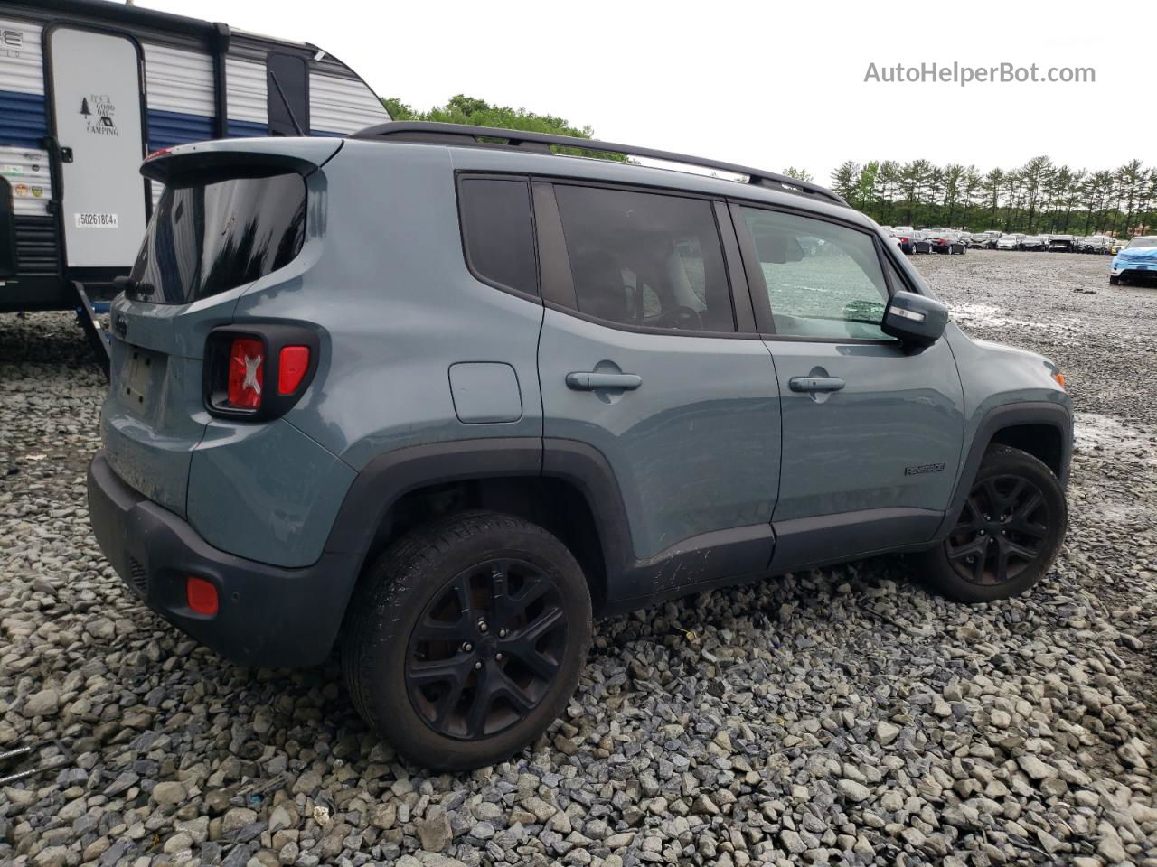 2017 Jeep Renegade Latitude Серый vin: ZACCJBBB1HPF90736