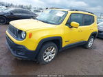 2017 Jeep Renegade Latitude 4x4 Yellow vin: ZACCJBBB1HPF99582