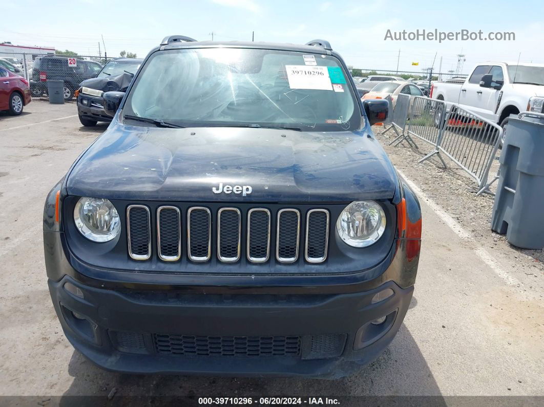 2017 Jeep Renegade Latitude 4x4 Black vin: ZACCJBBB1HPG32676