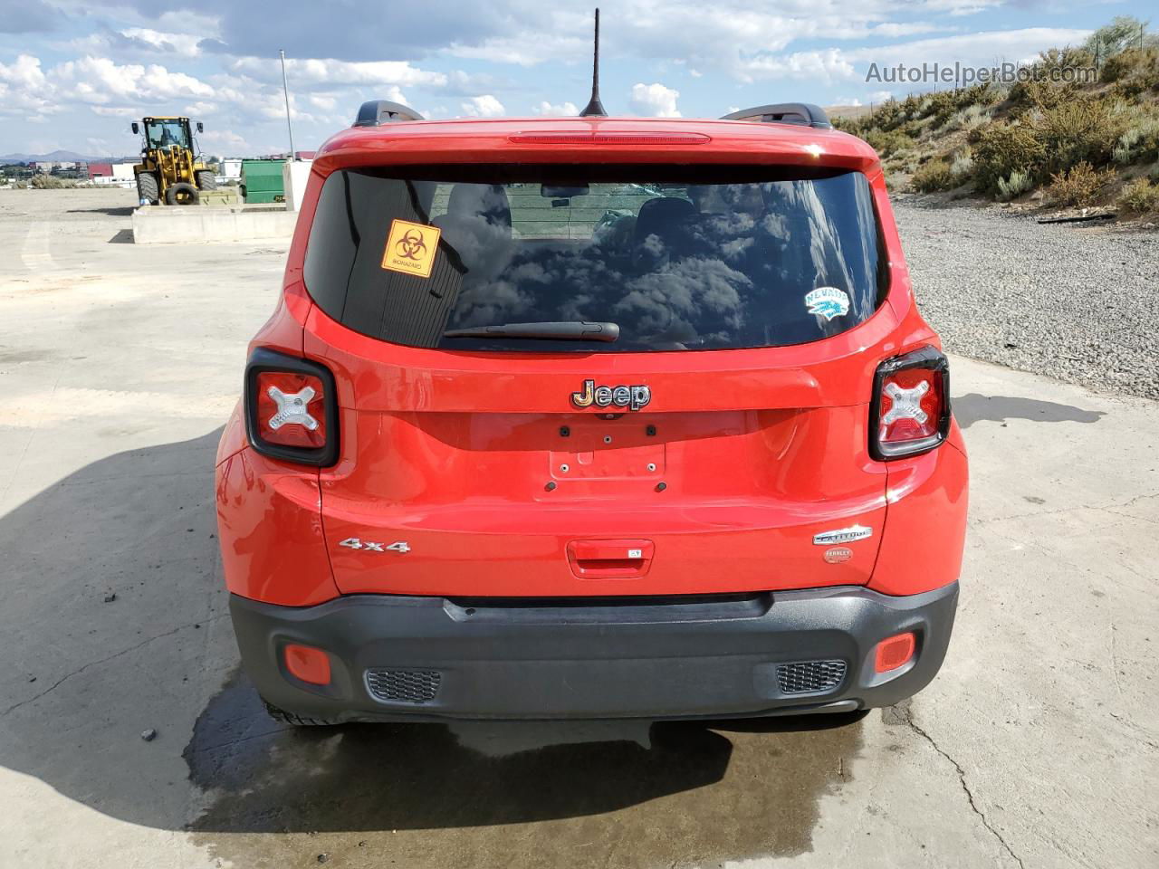 2018 Jeep Renegade Latitude Red vin: ZACCJBBB1JPG80944