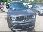 2018 Jeep Renegade Latitude 4x4 Gray vin: ZACCJBBB1JPG94116