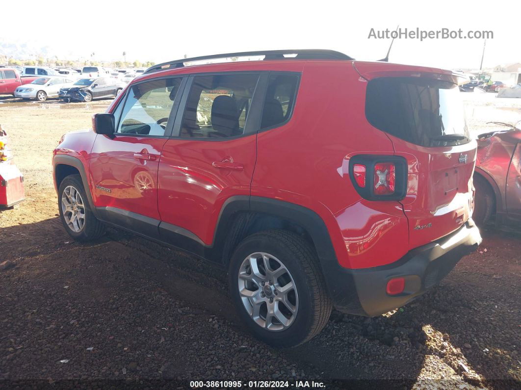 2018 Jeep Renegade Latitude 4x4 Red vin: ZACCJBBB1JPH81871