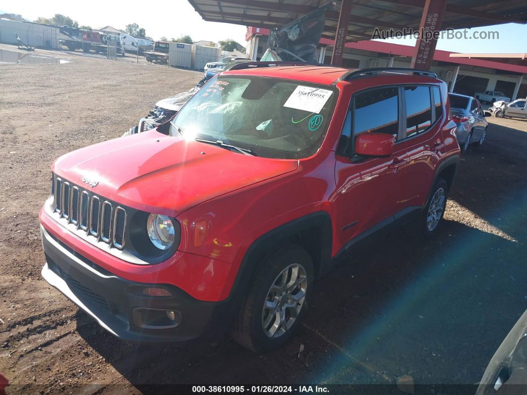 2018 Jeep Renegade Latitude 4x4 Red vin: ZACCJBBB1JPH81871