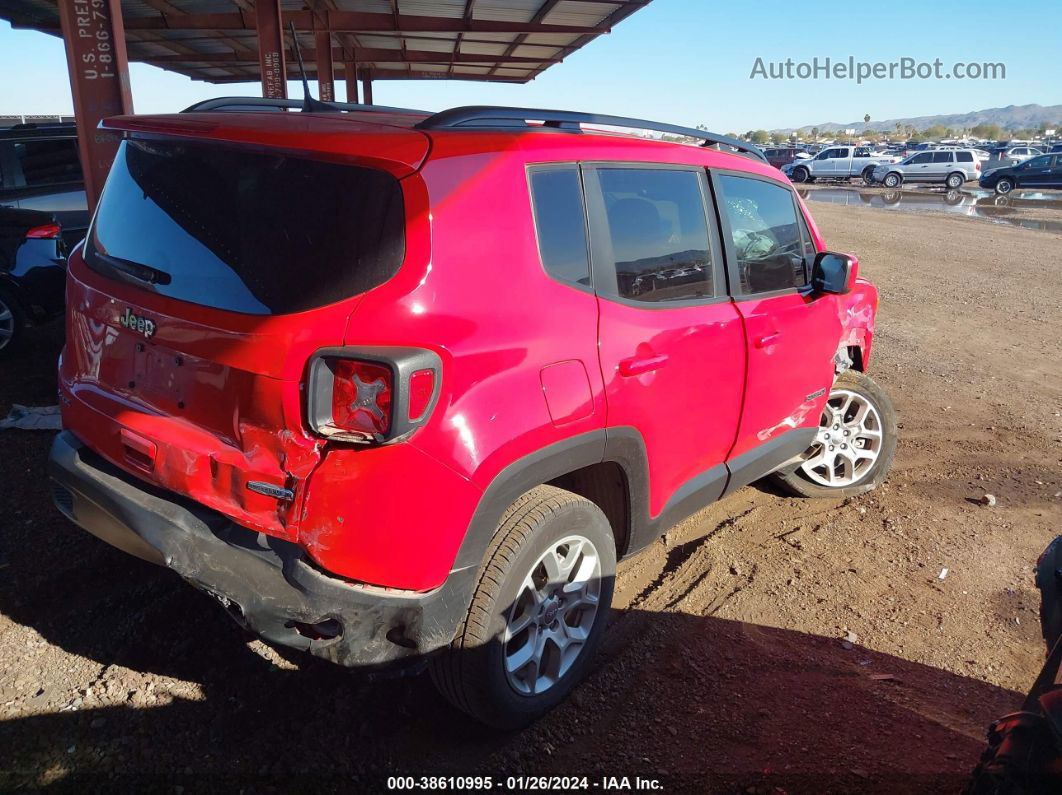 2018 Jeep Renegade Latitude 4x4 Red vin: ZACCJBBB1JPH81871