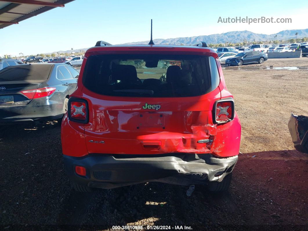 2018 Jeep Renegade Latitude 4x4 Red vin: ZACCJBBB1JPH81871