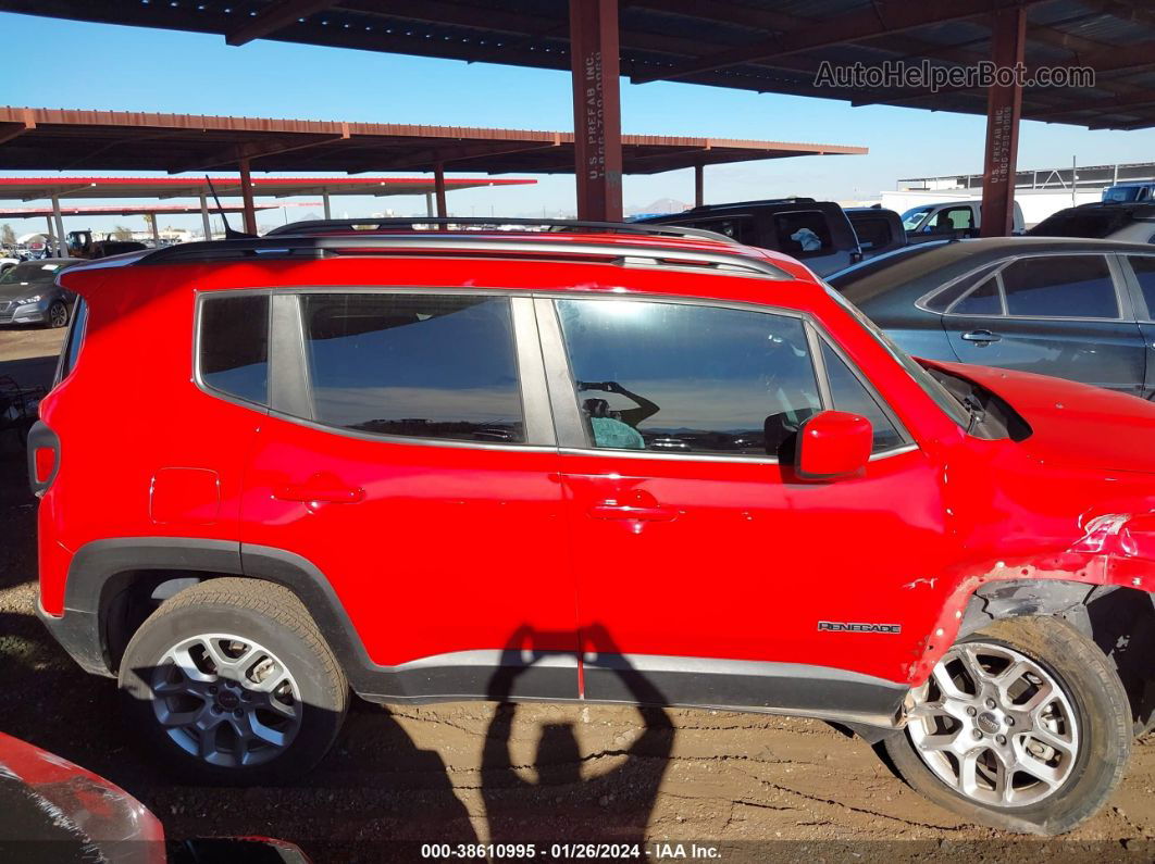 2018 Jeep Renegade Latitude 4x4 Red vin: ZACCJBBB1JPH81871