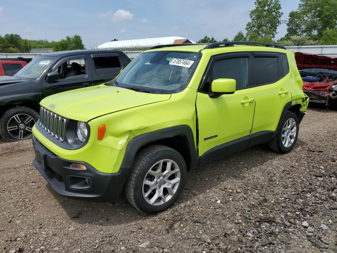 2018 Jeep Renegade Latitude Green vin: ZACCJBBB1JPJ09757