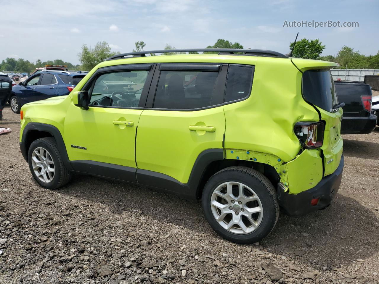 2018 Jeep Renegade Latitude Green vin: ZACCJBBB1JPJ09757