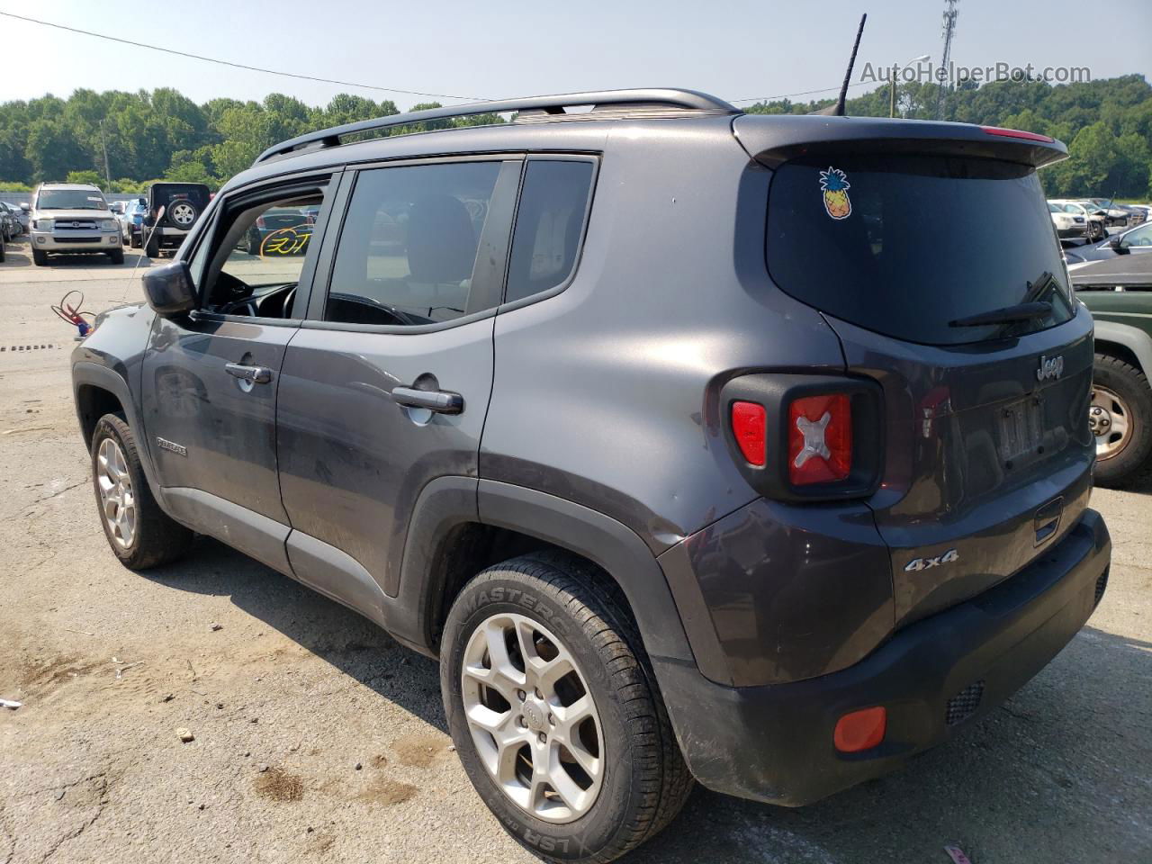 2018 Jeep Renegade Latitude Gray vin: ZACCJBBB1JPJ36019