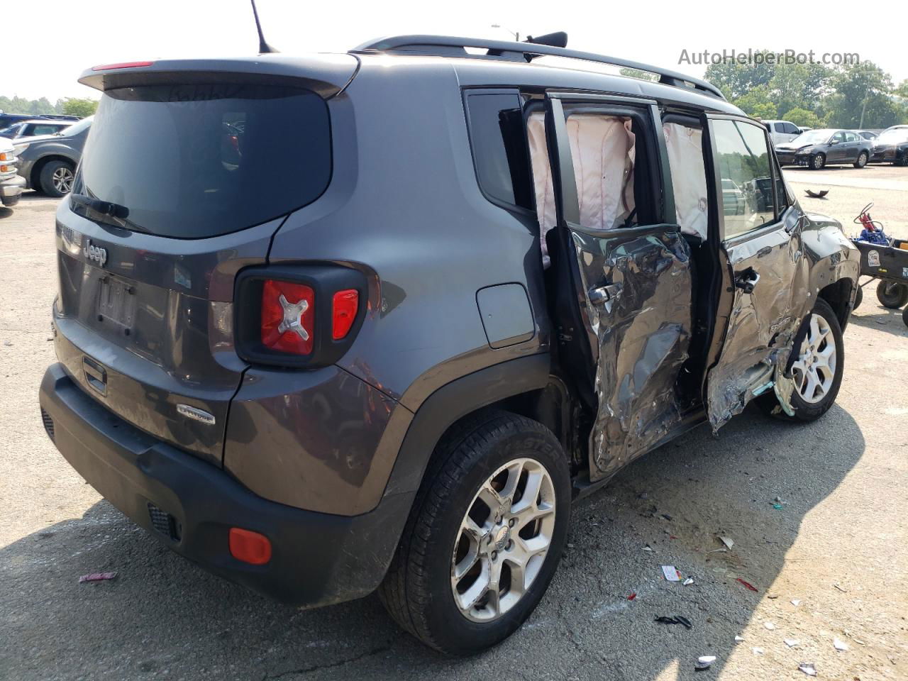 2018 Jeep Renegade Latitude Gray vin: ZACCJBBB1JPJ36019