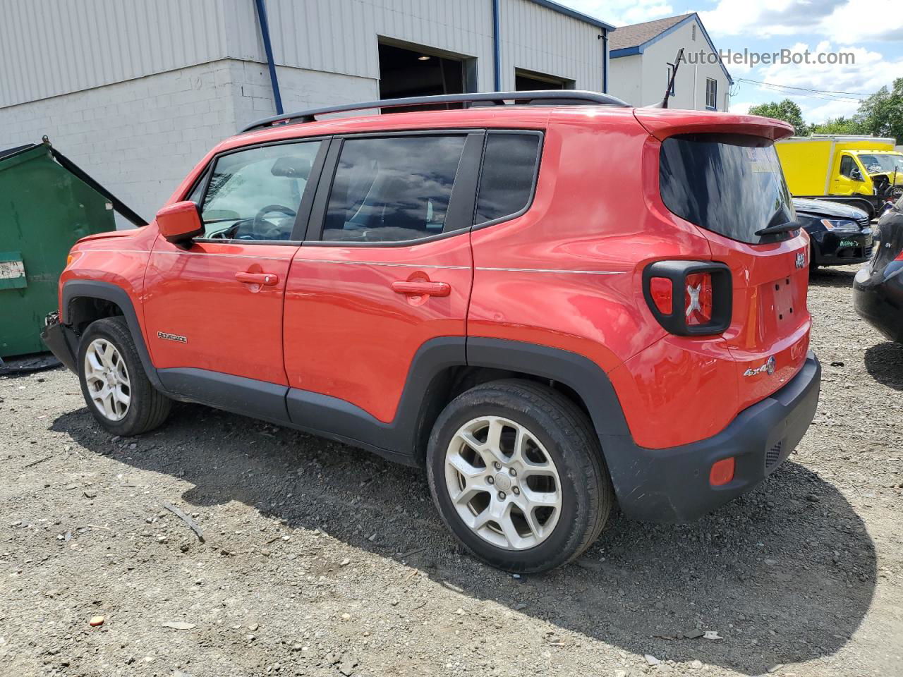 2018 Jeep Renegade Latitude Красный vin: ZACCJBBB1JPJ39289